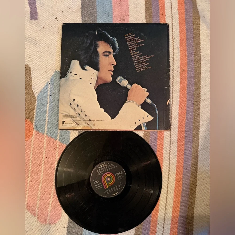 1975 ELVIS DOUBLE DYNAMITE vinyl LP 2 RECORDS CAMDEN DL2-5001 STEREO PICKWICK